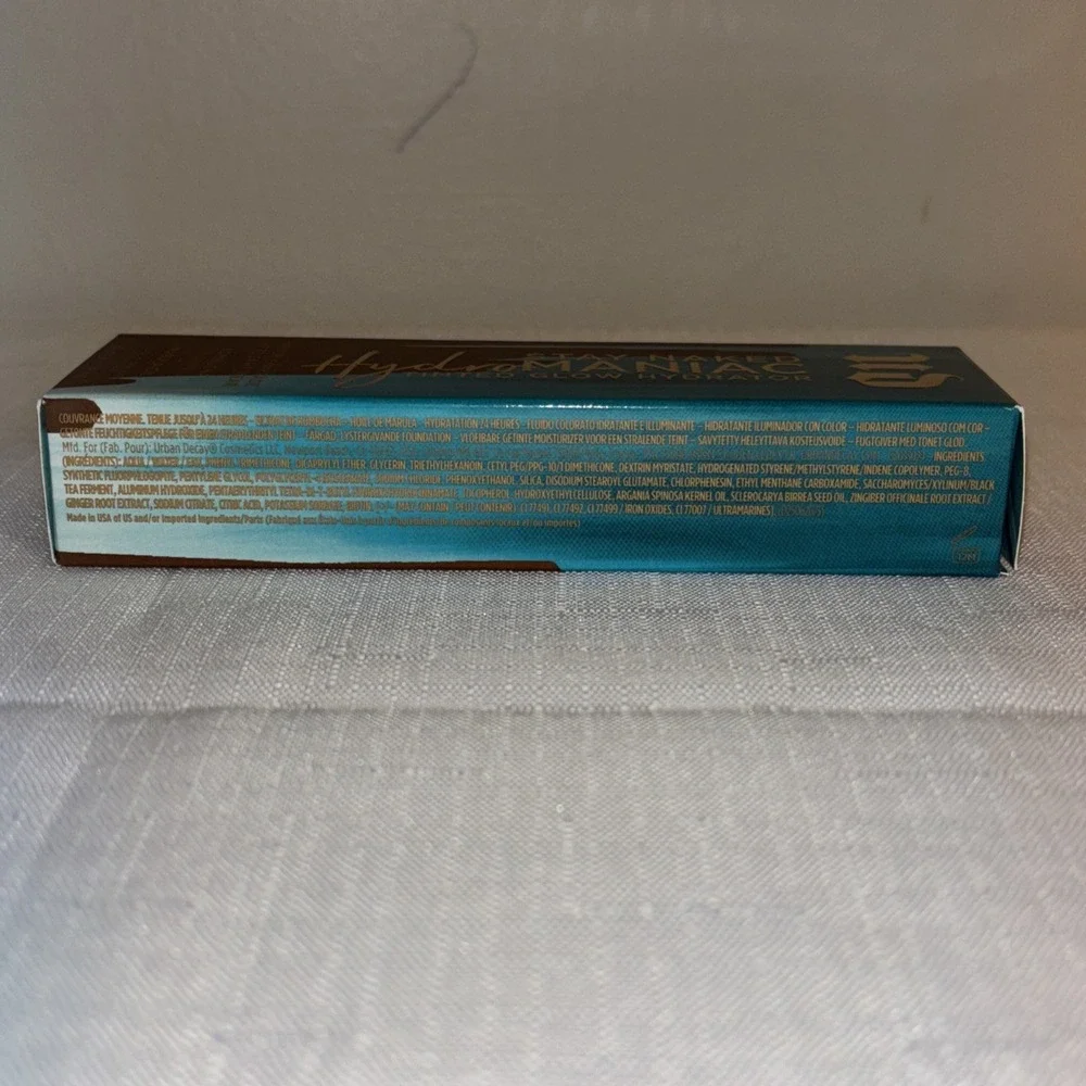 URBAN DECAY STAY NAKED Hydromaniac Tinted Glowy Hydrator 80 Deep 1.1oz